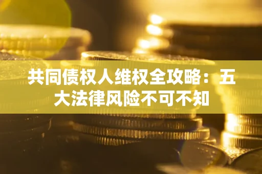 武汉共同债权人维权全攻略：五大法律风险不可不知