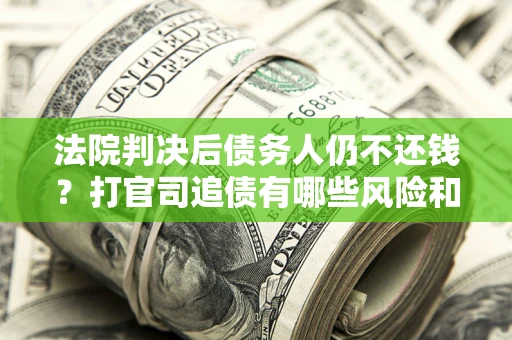 武汉法院判决后债务人仍不还钱？打官司追债有哪些风险和技巧？