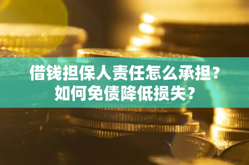 武汉借钱担保人责任怎么承担？如何免债降低损失？