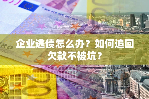 武汉企业逃债怎么办？如何追回欠款不被坑？