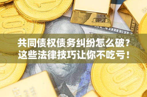 武汉共同债权债务纠纷怎么破？这些法律技巧让你不吃亏！