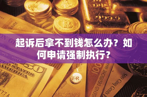 武汉起诉后拿不到钱怎么办？如何申请强制执行？