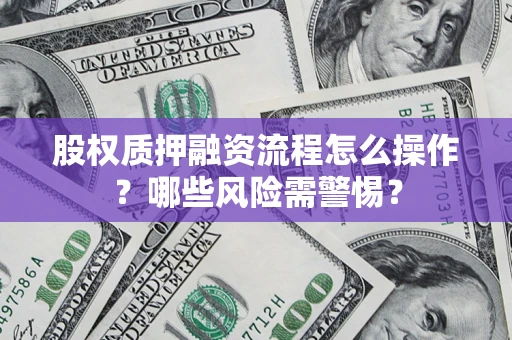 武汉股权质押融资流程怎么操作？哪些风险需警惕？