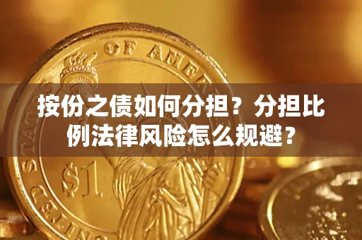 武汉按份之债如何分担？分担比例法律风险怎么规避？