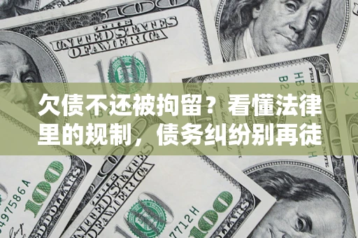 武汉欠债不还被拘留？看懂法律里的规制，债务纠纷别再徒劳奔波