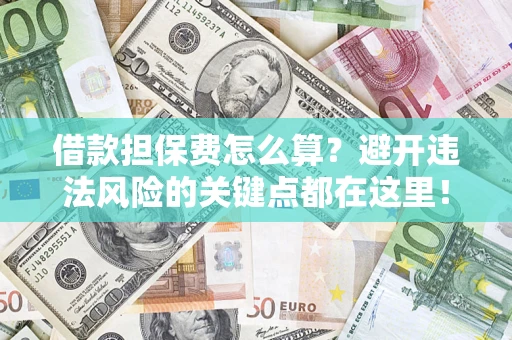 武汉借款担保费怎么算？避开违法风险的关键点都在这里！