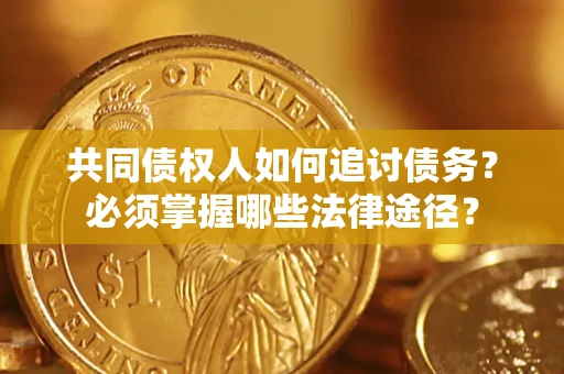 武汉共同债权人如何追讨债务？必须掌握哪些法律途径？