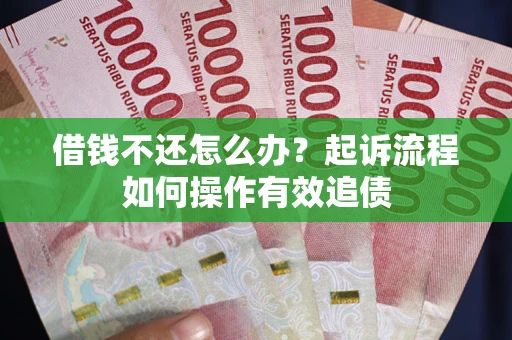 武汉借钱不还怎么办？起诉流程如何操作有效追债