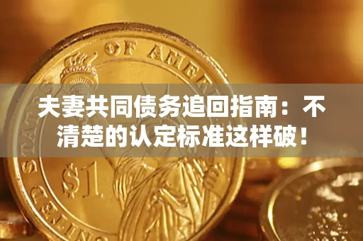 武汉夫妻共同债务追回指南：不清楚的认定标准这样破！