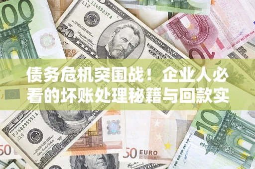 武汉债务危机突围战！企业人必看的坏账处理秘籍与回款实战指南