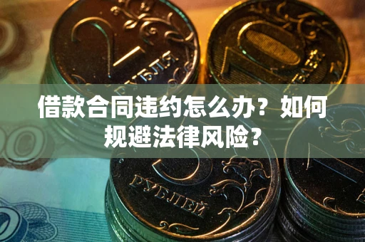 武汉借款合同违约怎么办？如何规避法律风险？