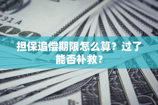 武汉担保追偿期限怎么算？过了能否补救？