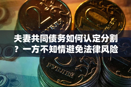 武汉夫妻共同债务如何认定分割？一方不知情避免法律风险必看！